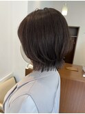 【Lotus下枝】くびれレイヤーボブ◎7トーンオリーブブラウン