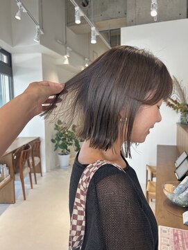 リル 茅ヶ崎(Liru:) ヘーゼルベージュ/ボブルフ/ネビージュ/小顔/ワンレン/茅ヶ崎