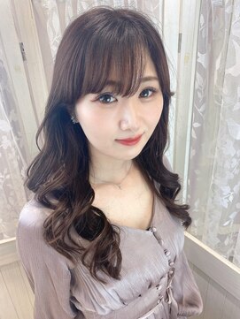 エフエフヘアー(ff hair) ゆるふわスタイル×ブラウン系カラー