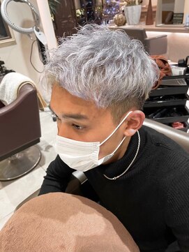 ヒースプール(Heathpool) シルバーアッシュ/メンズショート