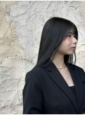 ダークオリーブ×レイヤーカット