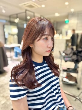 アクション 心斎橋店(ACTION) ブリーチ無しチェリーレッド　ラベンダーカラー　ピンクカラー