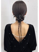 ソーソー(SoSo)&nbsp;《SoSo》お呼ばれアレンジ×三つ編みアレンジ