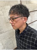 大人ツイストパーマ/メンズカット<理容室>