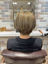 シエル 立川店(CIEL) 【CIEL×久光】シルバーベージュ×ショートボブ