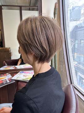 キー(key) 乾かしただけでキマる!大人のショートヘア