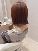 大人かわいい☆ぱつっと切りっぱなしボブ♪外ハネ/ミディアム