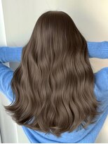 アマトウキョウスマートサロン(AMA TOKYO×Smart Salon)&nbsp;ヘーゼルベージュ　ブリーチなし　レイヤーカット　海外風