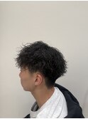 メンズ×ツイストパーマ