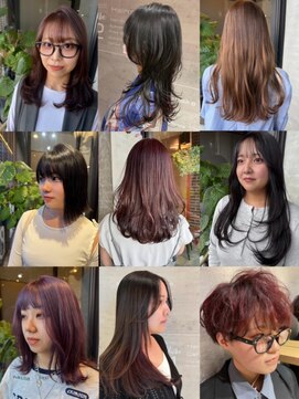 スカイ(SKY) 透明感カラー/髪質改善/縮毛矯正/韓国風レイヤーカット