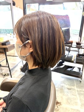 バセット バイ アルター 鎌取店(basset by aL-ter) 暗めカラー/グランマッシュ/デザインカラー/