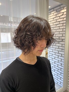 パトゥ 烏丸(patou) ボブパーマ 丸みパーマ メンズパーマ カール 10代20代