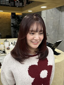 ウリ 横浜(uli) 【arin指名限定】ハッシュカット×ラベンダーピンク