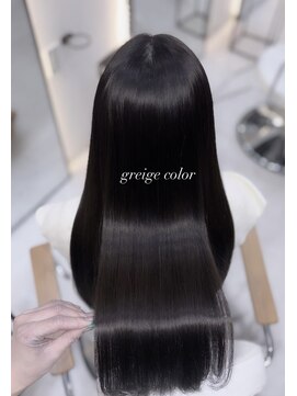 ジーナ 博多筑紫口(Zina) 透明感暗めグレージュカラーで韓国ヘアに♪博多美容室