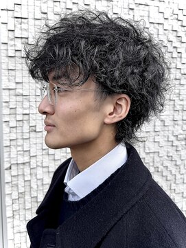 ニーフ 恵比寿(neaf) メンズ/パーマ/メンズカット/フェザーパーマ/シャドウパーマ/森