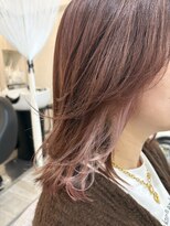 エイミーアンダーバー(amy_)&nbsp;インナーカラーピンクベース