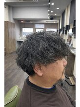 メンズ レオ 天六店(men's LEO) 無造作マッシュ×シャドウパーマ