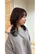 アズーア ヘアーアンドスパ(azure hair&spa) レッドブラウン/ブリーチなし/横浜/白髪ぼかし