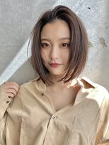 フェス カットアンドカラーズ(FESS cut&colors)&nbsp;FESS 鶴丸 【大人可愛い ナチュラル ボブ ヌードベージュ】
