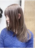 ミルクティーベージュヘーゼルベージュミルクブラウンハイトーン
