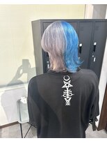 ブランコ レインボー店(blanco) ホワイトシルバーと水色ツートーンカラー