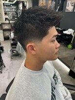 MEN'S DAMDEE TOKYO 柏店【ダムディー】バーバー/フェード/メンズパーマ/理容室/眉毛&nbsp;ニュアンスパーマ/ニュアンスウルフ/スペインカール[柏/理容室]