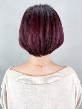 アルバム 銀座(ALBUM GINZA) ラベンダーショート_ウェーブパーマフォギーベージュ_ba291491