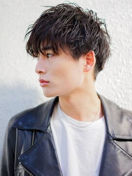 シェーン 仙台駅広瀬通店(schon) ツーブロック刈り上げマッシュ×ツイストスパイラル