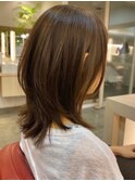 本八幡×アヴェダカラー×小顔カット×セミロング