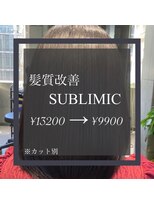 ヴィオラスバイポッシュ ギンザ(Violus by Posh GINZA)&nbsp;髪質改善byサブリミック（酸熱トリートメント）