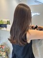 ソヨン 高槻店(SOYON)&nbsp;艶カラー◎ナチュラルストレートにバイオレットベージュ