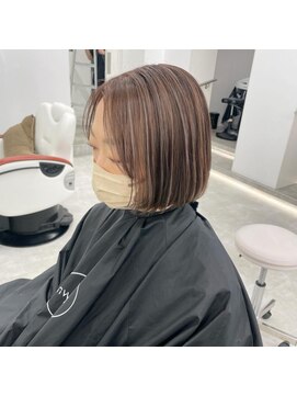 ブラウン(Brown) イメチェンヘアスタイルハッシュカット似合わせカットショート