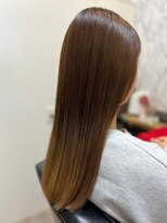 ヘアーカルチャー 小倉台店 HAIR CULTURE&nbsp;鮮やか艶カラーロングストレート 20代30代40代50代
