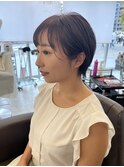 ばっさりショートボブ