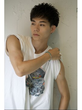 ロミーオム 本厚木(ROMMY. Homme) 刈り上げツーブロック王道マッシュショートビジネスメンズヘア