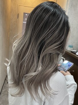 ルーゼン(LUXEN) 【LUXEN】ホワイトグレージュバレイヤージュ