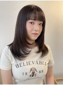 グレージュカラー/レイヤーカット/韓国/髪質改善