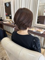 ヘアデザインスペース イチエ(hair design space i chi e) おとな女性におすすめ!後頭部のボリューム感◎前下がりボブ