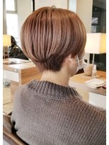 フロア(FLOOR)&nbsp;#ピンクベージュ#ハンサムショート#まるみ