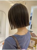 【RYOSUKE】ぱつっとボブ_ボブヘア_グレージュカラー