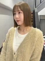 バイエイト(X８) オリーブベージュ×切りっぱなしボブby沼尾