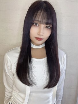 ルイマダーナ 栄店(LOUIMADNA) ナチュラル/うるつやストレート/シースルーぱっつん