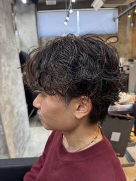 カーニー 上野(kearny) フェザーパーマフェザーショートニュアンスパーマシャドウパーマ