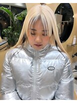 スタン 渋谷(Stam)&nbsp;ホワイトブロンドハイトーン抜きっぱなしケアブリーチ渋谷駅