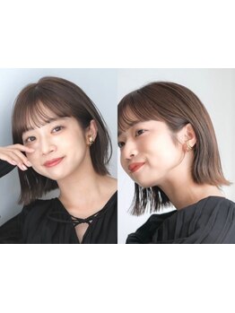 巧みなカットで360度どの角度から見ても美しいシルエットに♪【立川駅北口徒歩3分】