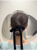 【ヘアセット】タイトシニョン/着物