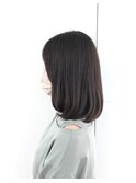 地毛風ストレート/ミディアムストレート