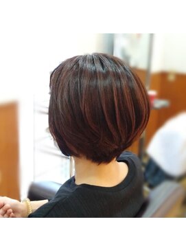 松本平太郎美容室 立川店 【立川 　ハイライトショート　30代40代50代60代】