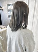 福山市Caaryブリーチなし赤味除去寒色透明感カラー20代30代40代