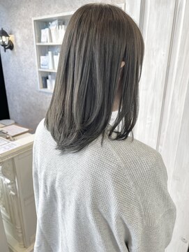 キャアリー(Caary) 福山市Caaryブリーチなし赤味除去寒色透明感カラー20代30代40代